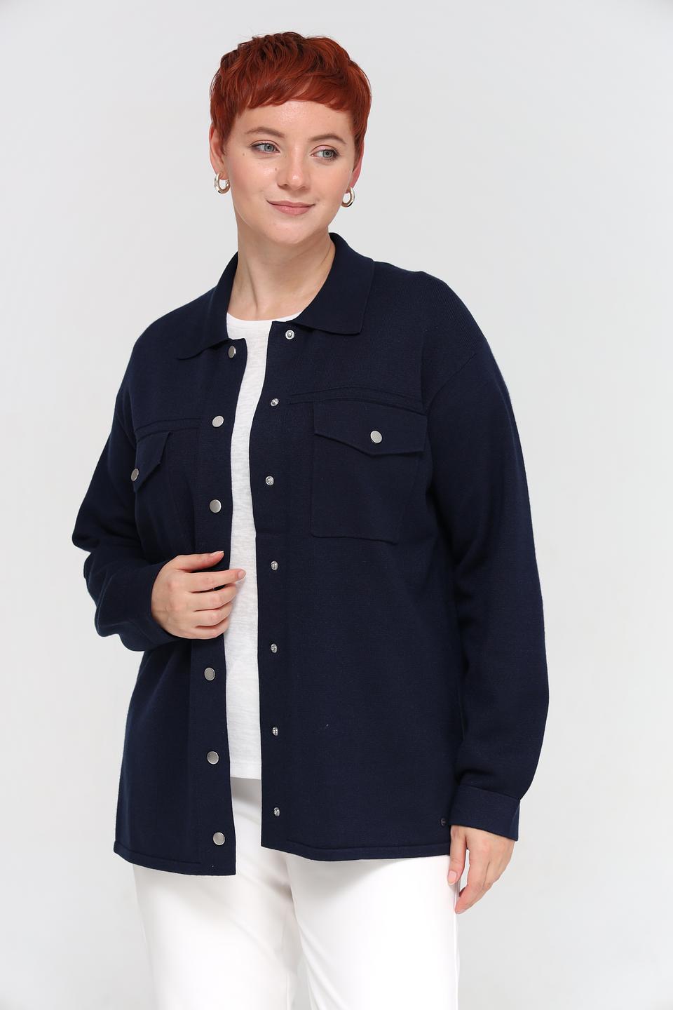 Жакет Olsen приталенный синий