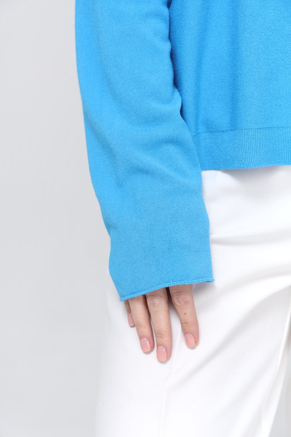 Пуловер Rich and Royal бирюзовый