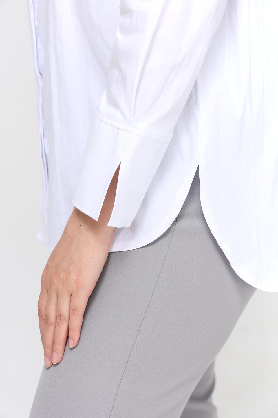 Рубашка Frank Walder белая с длинным рукавом