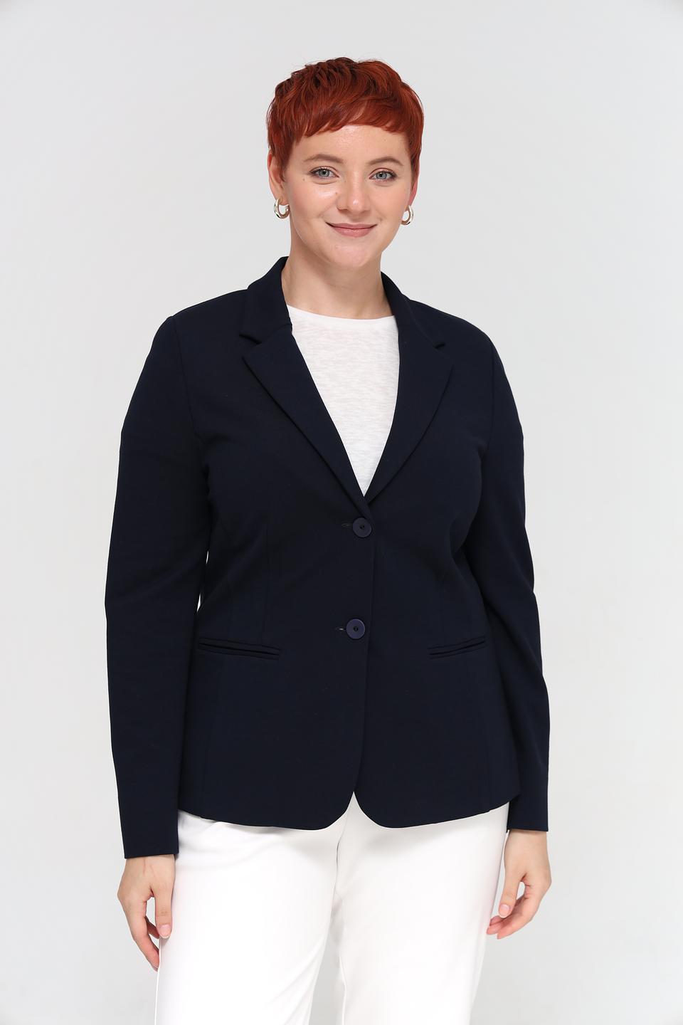 Жакет Frank Walder приталенный тёмно-синий