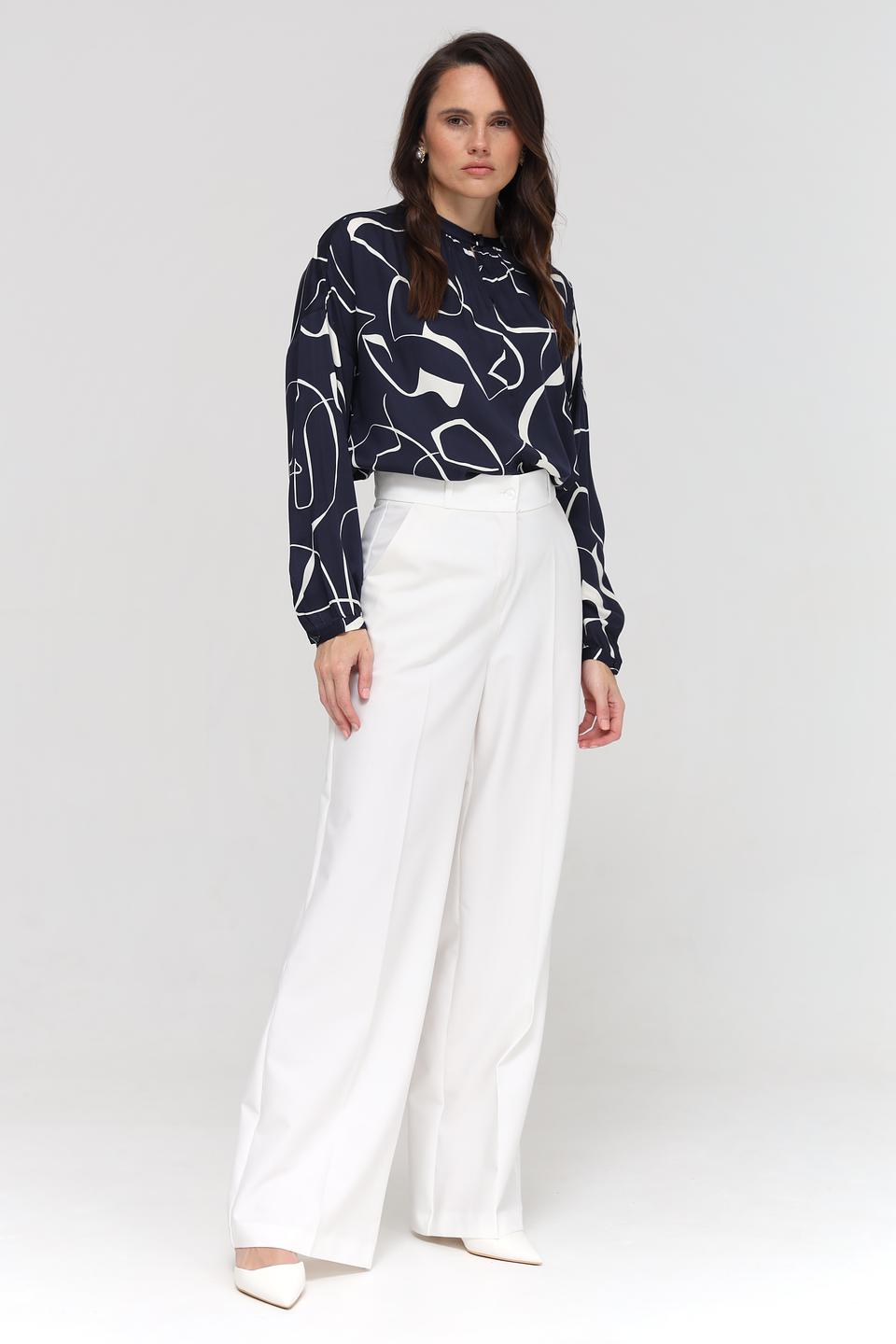 Блуза Bugatti с абстрактным рисунком