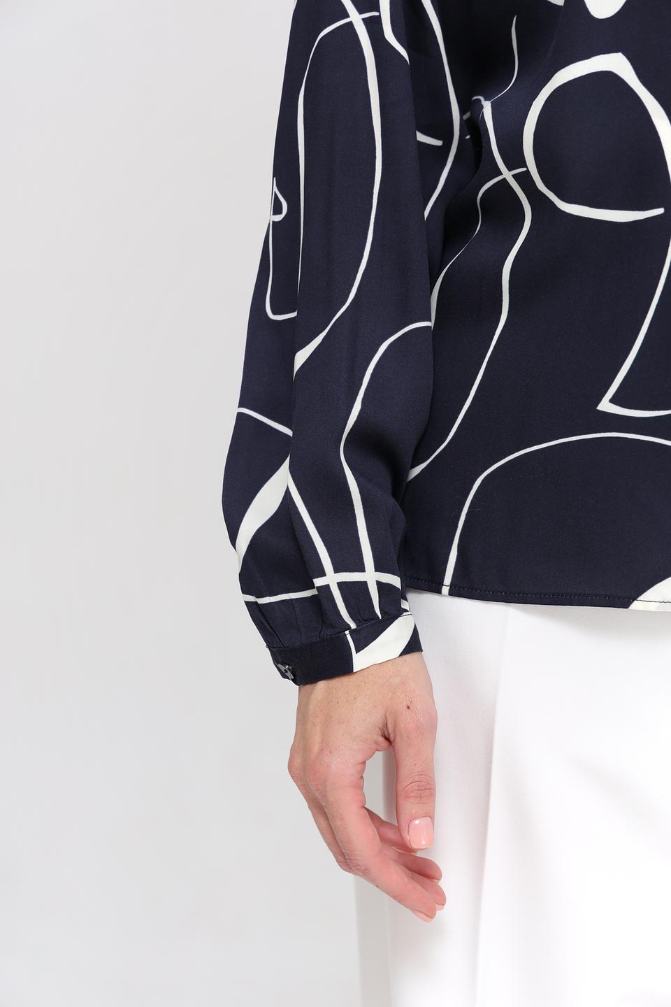 Блуза Bugatti с абстрактным рисунком