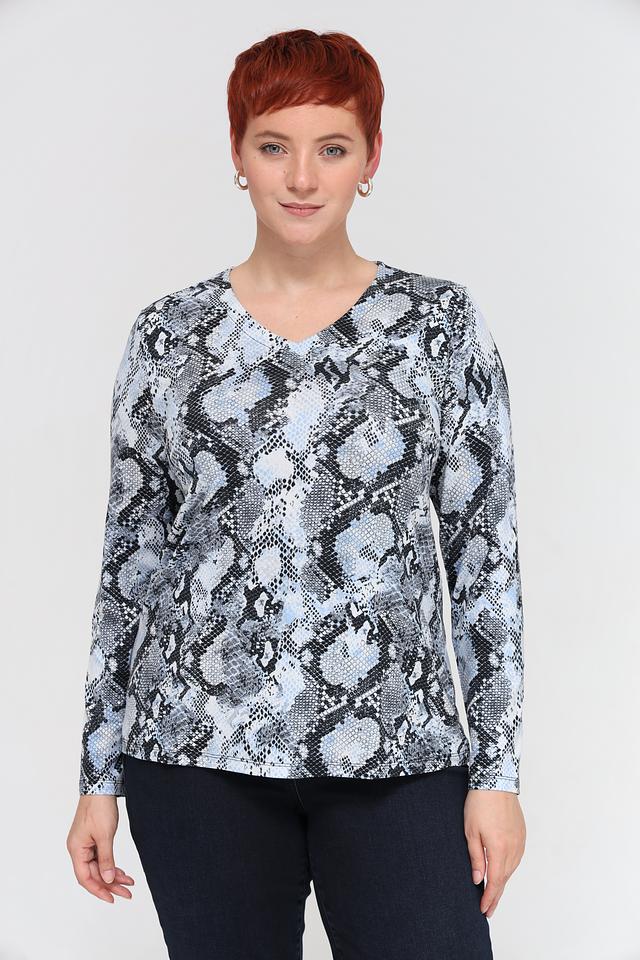 Футболка Lebek с принтом змеи