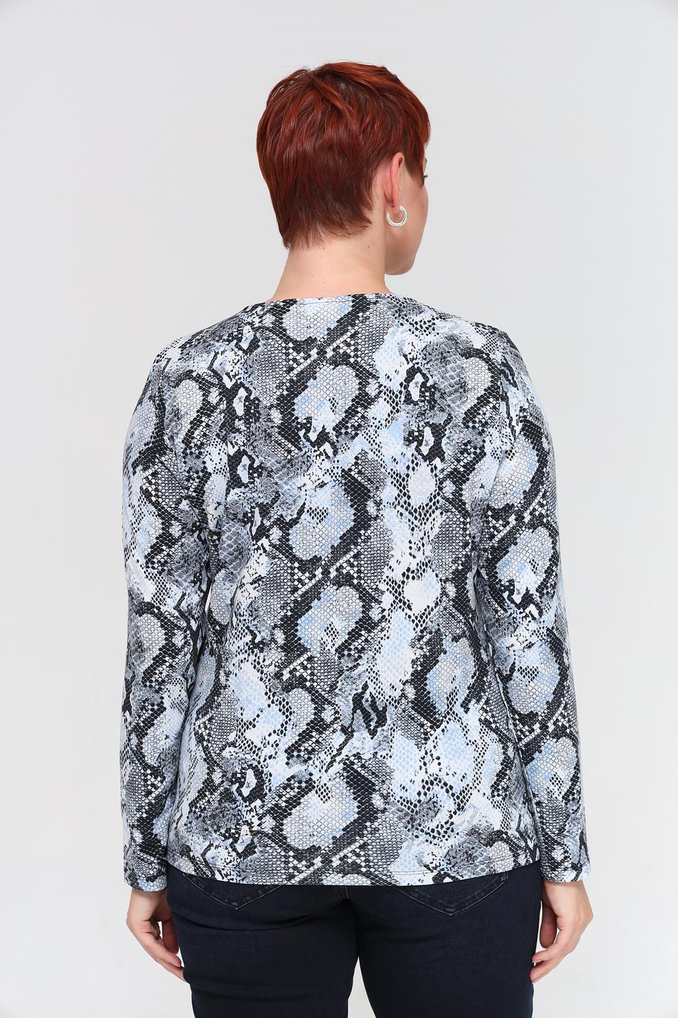 Футболка Lebek с принтом змеи