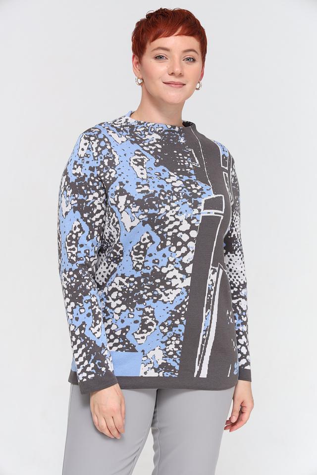 Пуловер Lebek с принтом