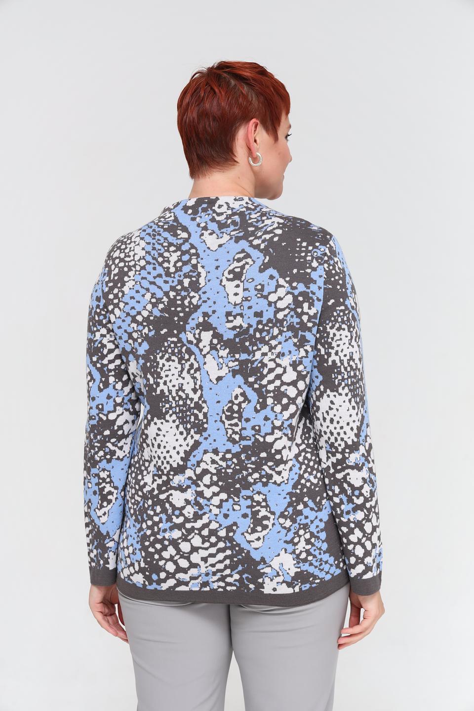 Пуловер Lebek с принтом