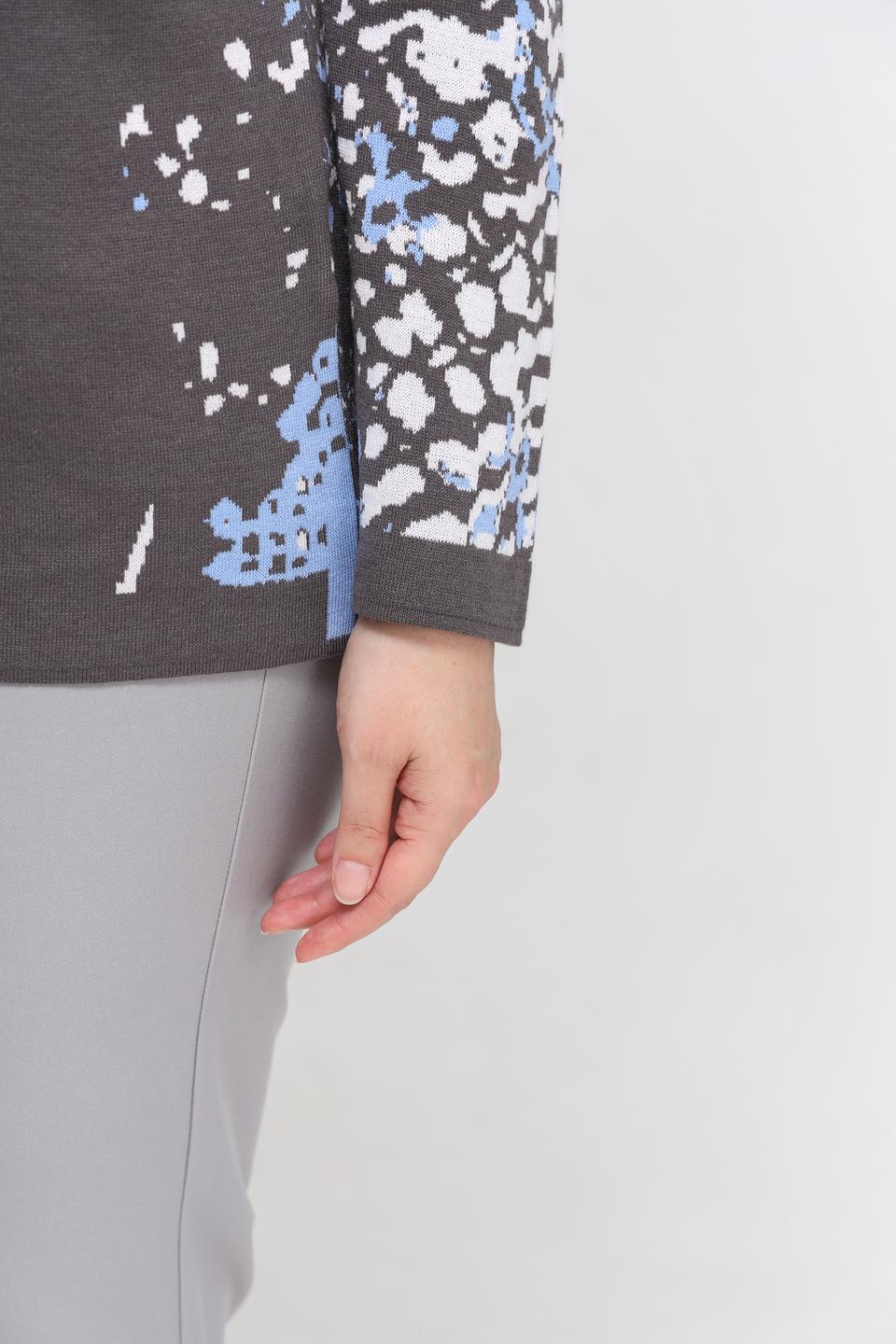 Пуловер Lebek с принтом