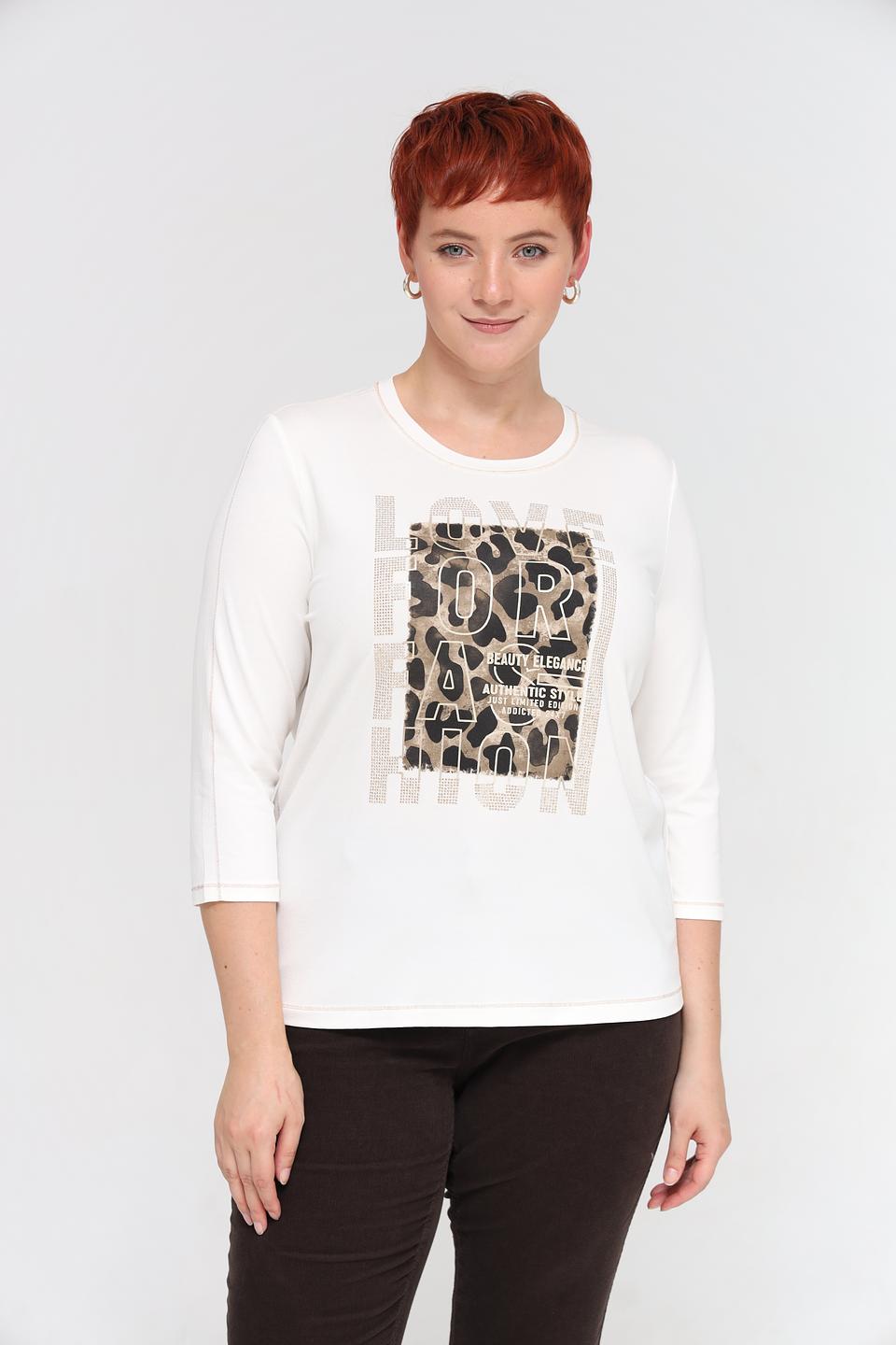 Футболка Tuzzi с принтом белая