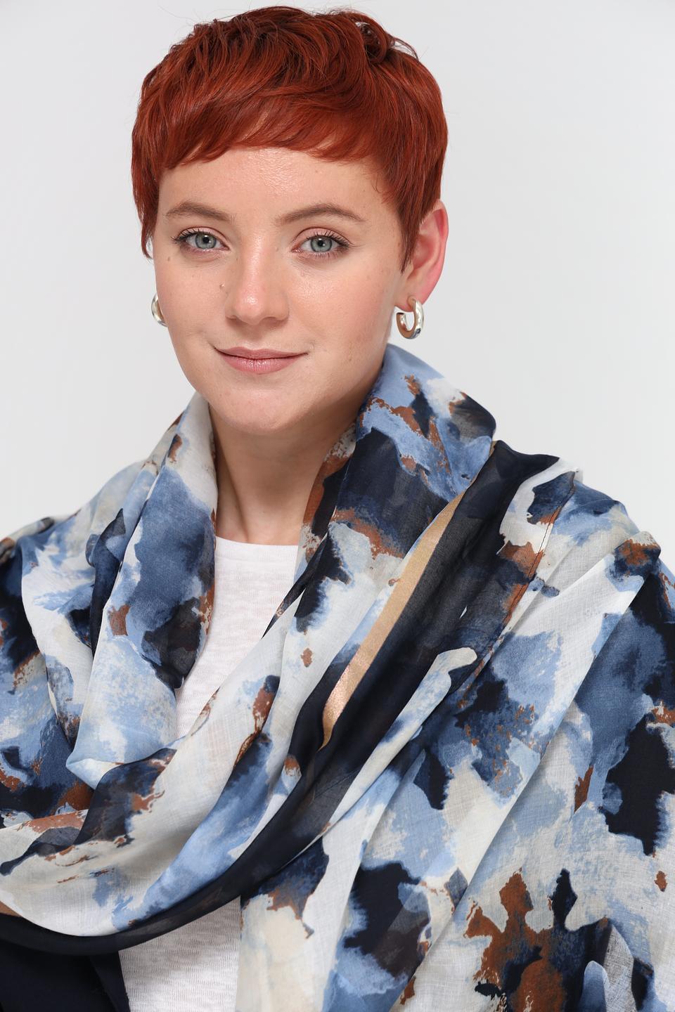 Шарф Rabe collection с абстрактным рисунком