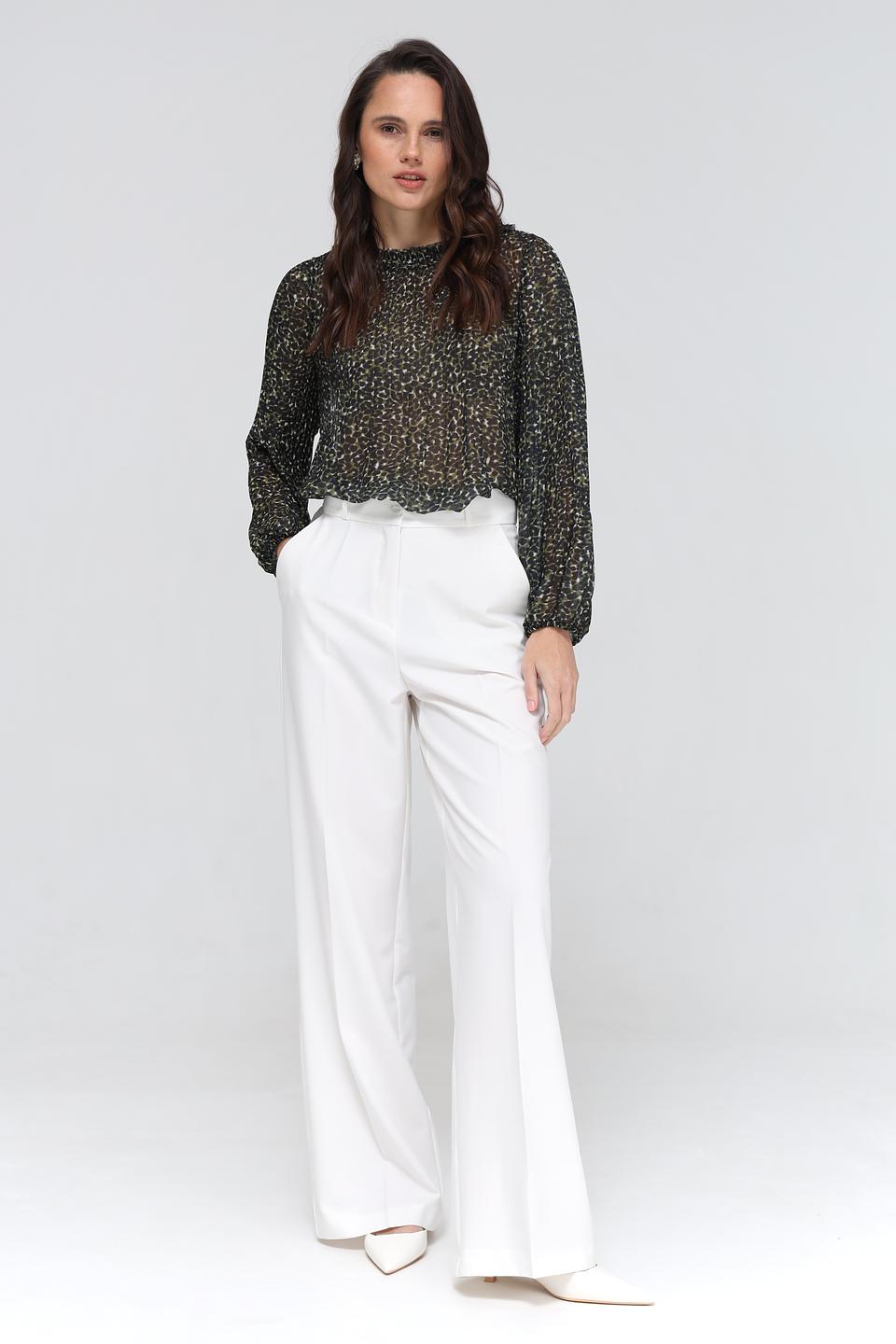 Блуза Lecomte с принтом