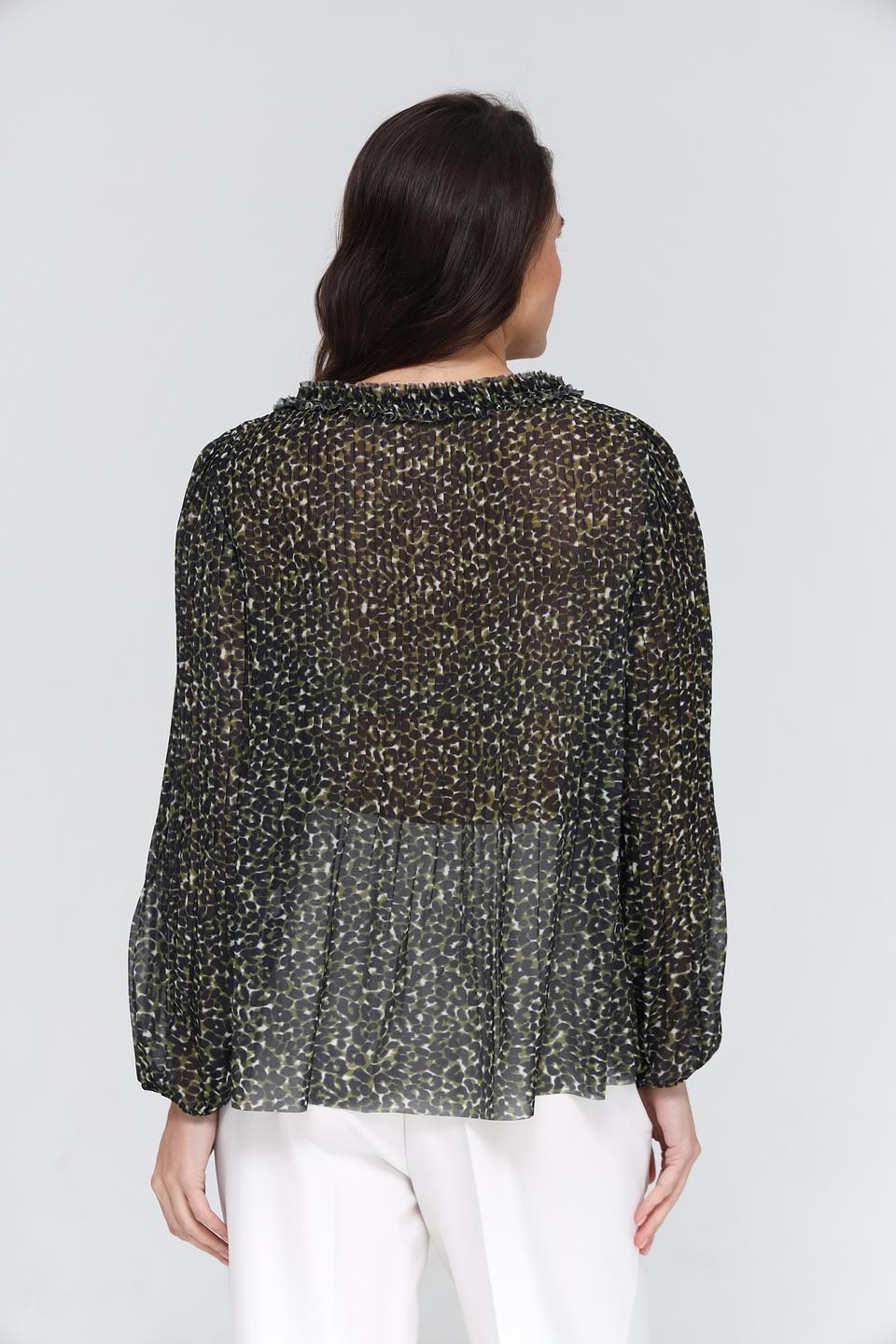 Блуза Lecomte с принтом