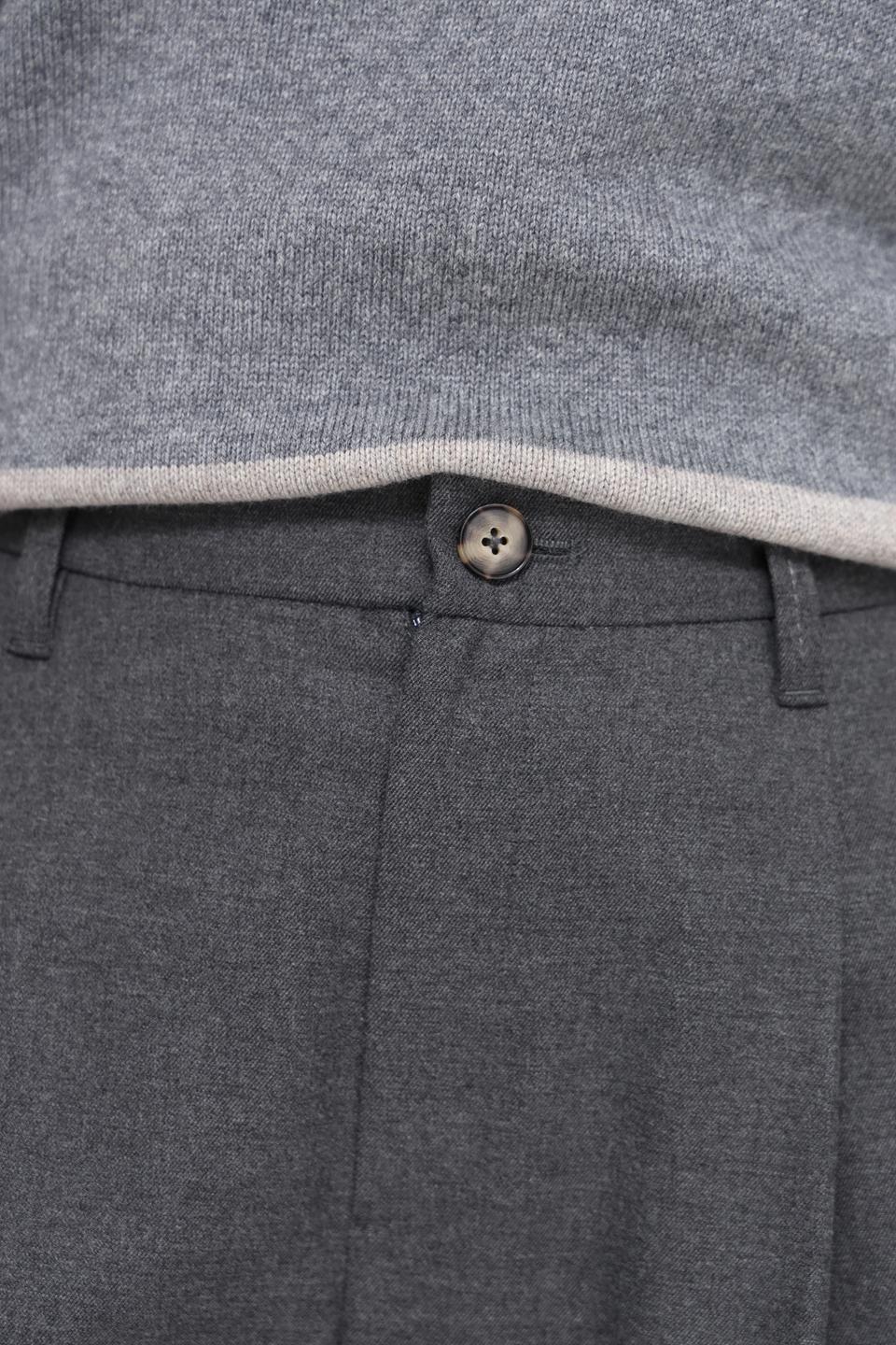 Брюки клёш Oui серые