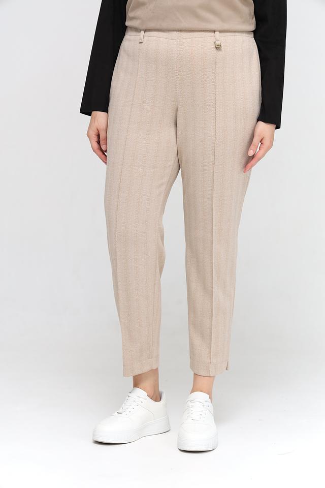 Брюки Bianca шерстяной крой бежевый