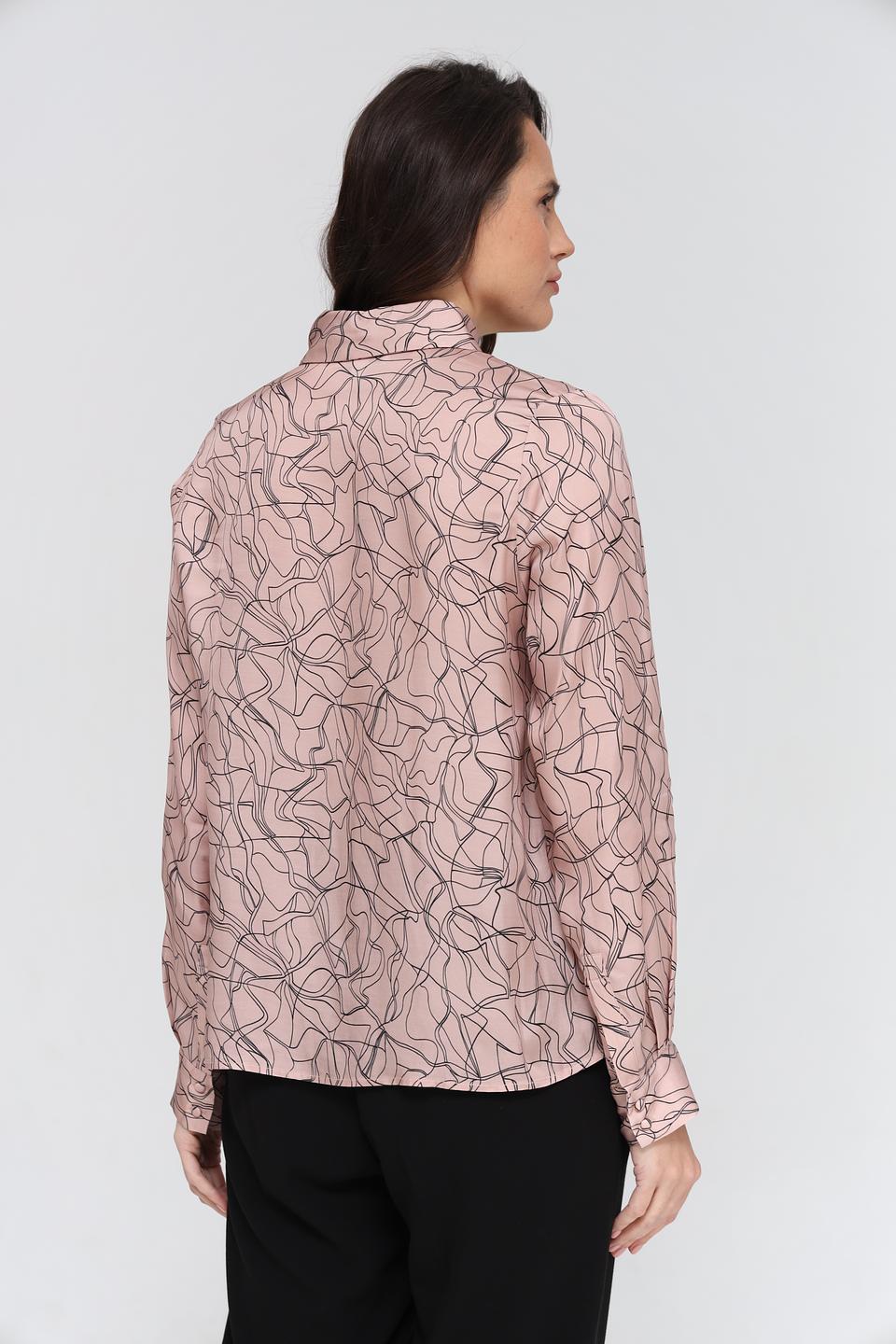 Блуза UNQ с принтом ромбы