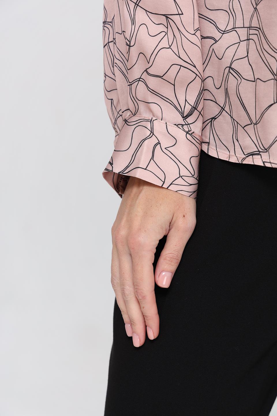 Блуза UNQ с принтом ромбы