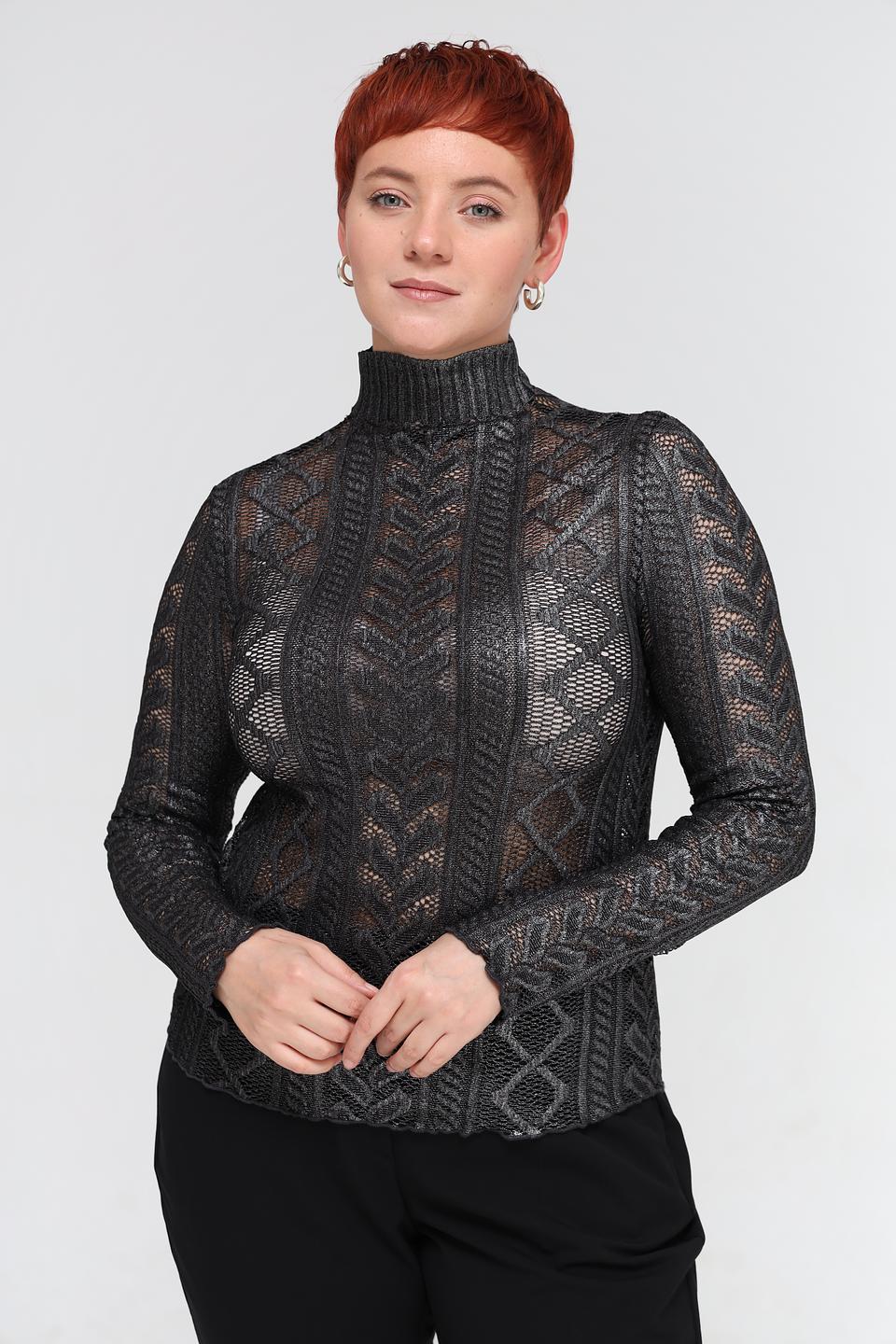 Пуловер Luisa Cerano с ажуром