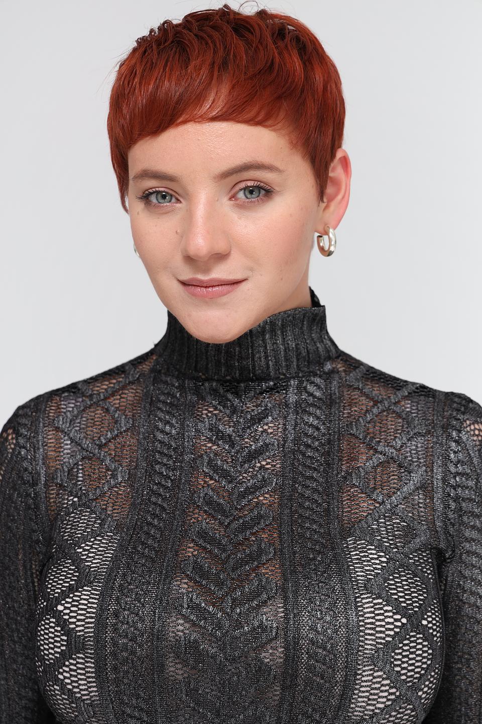 Пуловер Luisa Cerano с ажуром