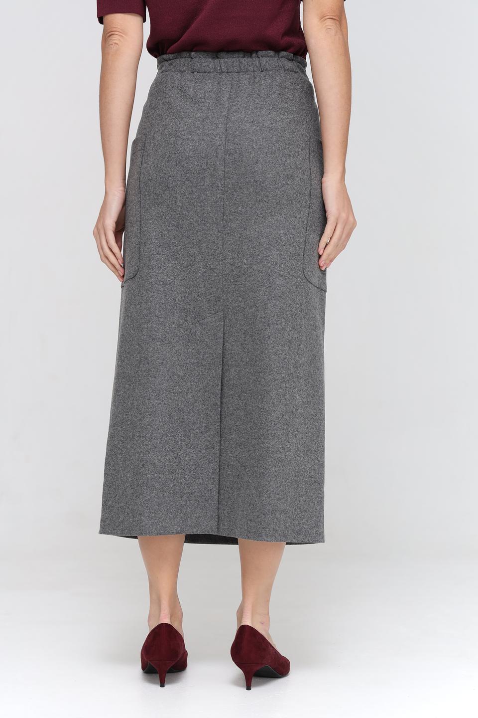 Юбка Luisa Cerano серая шерсть