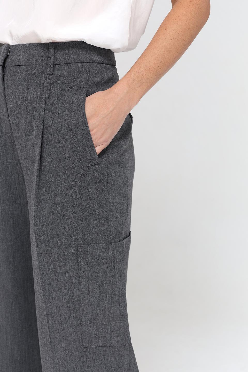 Брюки кюлоты Luisa Cerano серые