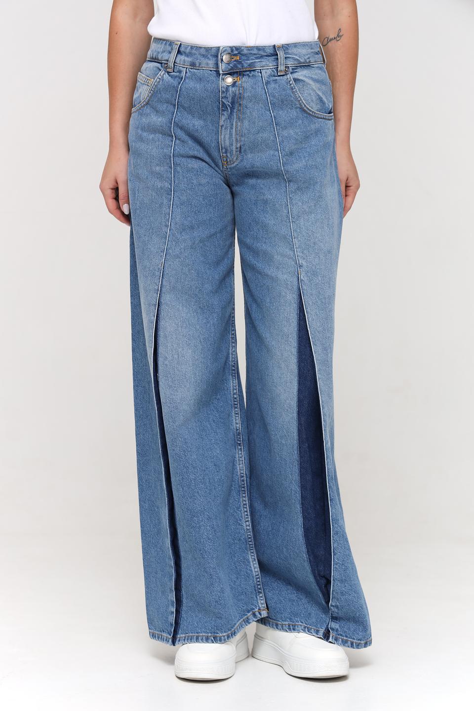 Джинсы Catnoir широкие голубые