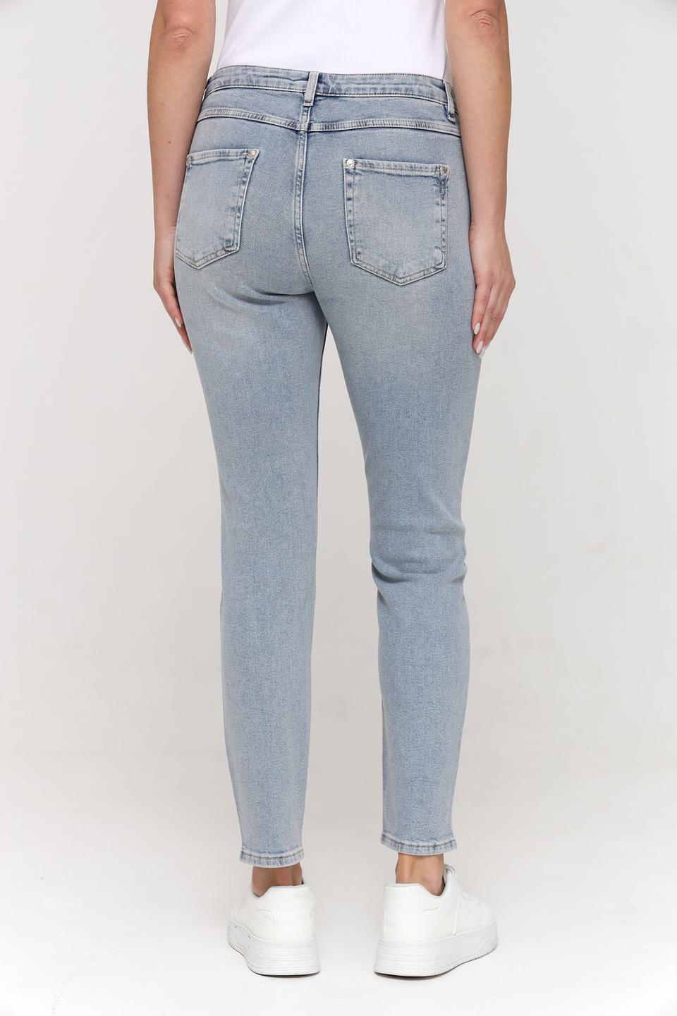 Джинсы Monari с вышивкой голубые