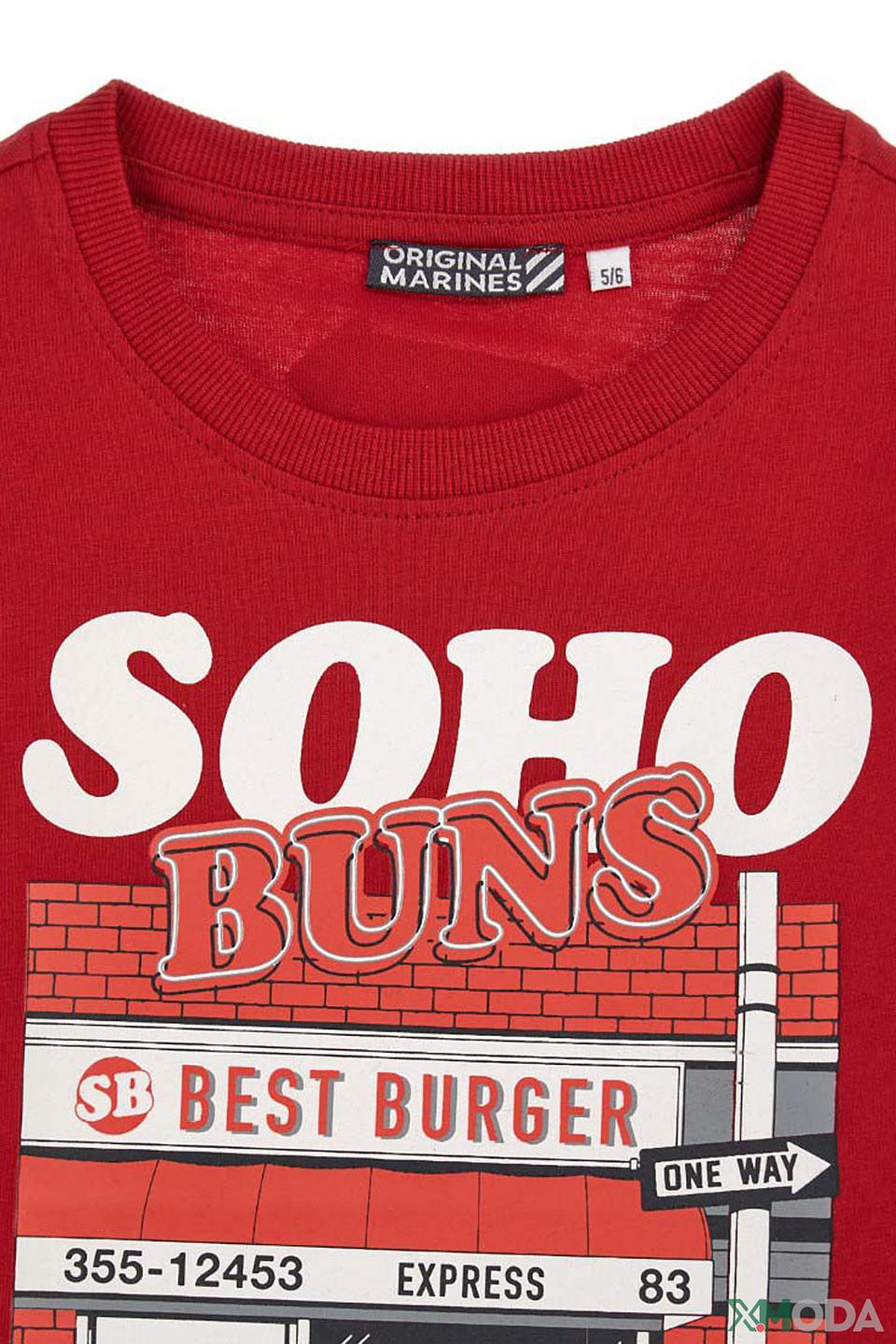 Футболка Original Marines "Soho Buns" красный