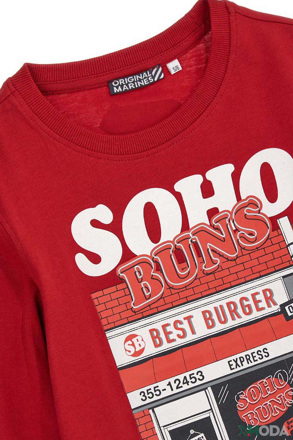 Футболка Original Marines "Soho Buns" красный