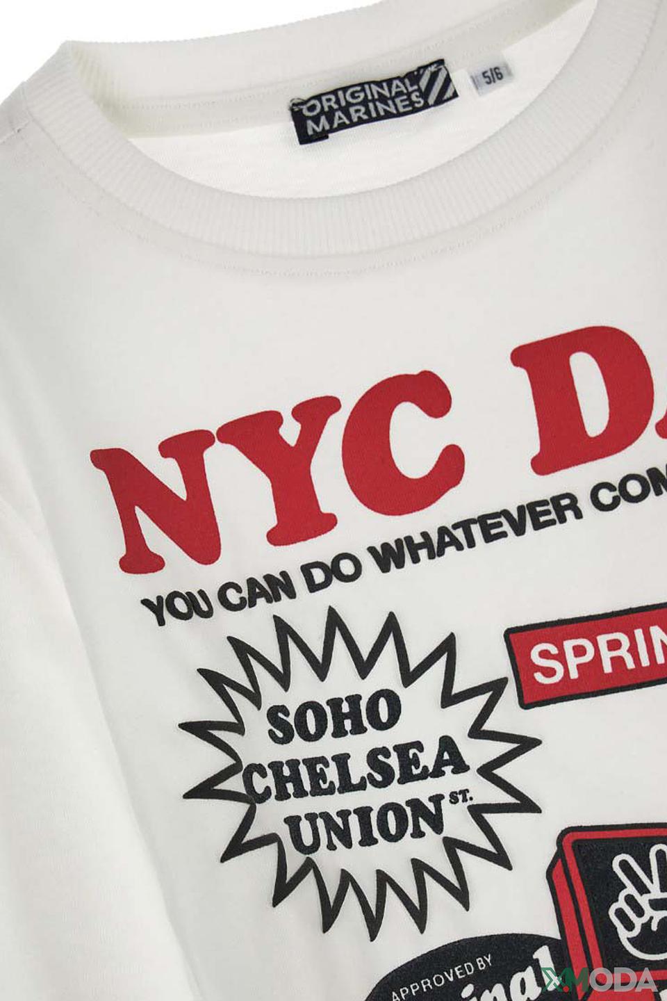 Футболка Original Marines NYC Day молочный