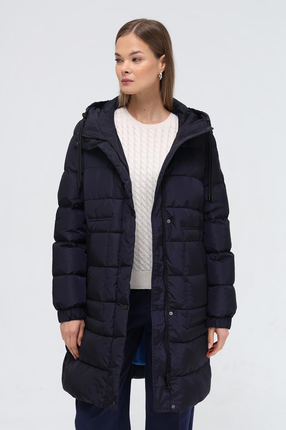 Куртка Marc Cain стеганая тёмно-синяя