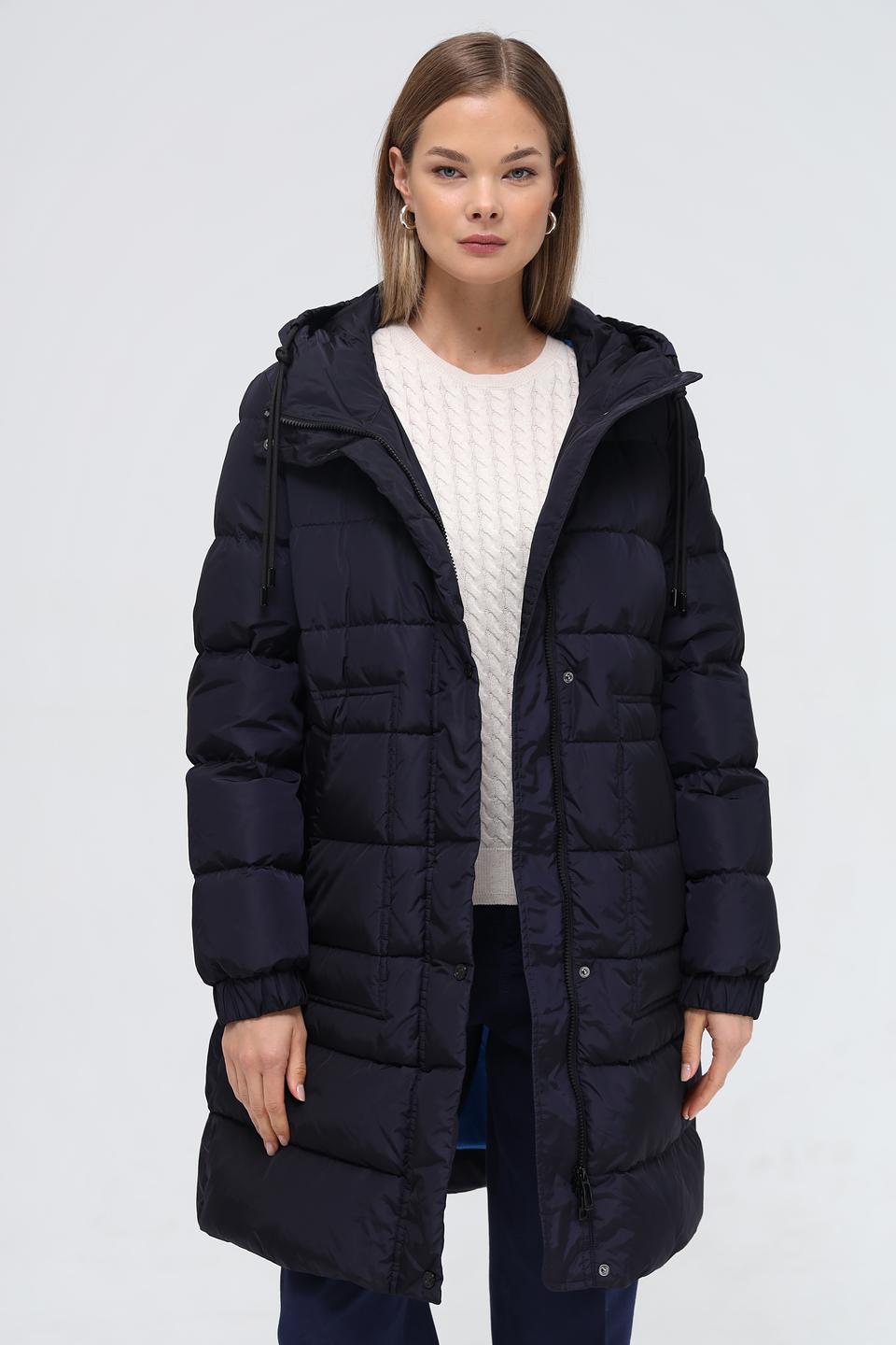 Куртка Marc Cain стеганая тёмно-синяя