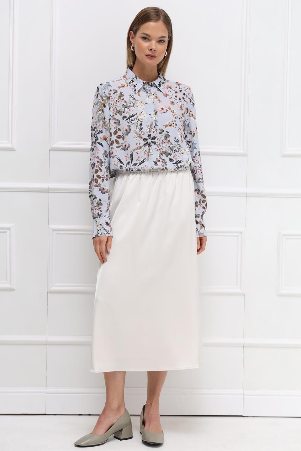 Блуза Marc Cain с цветочным принтом