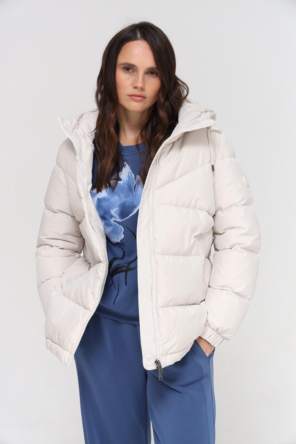 Куртка Marc Cain стеганая бежевая