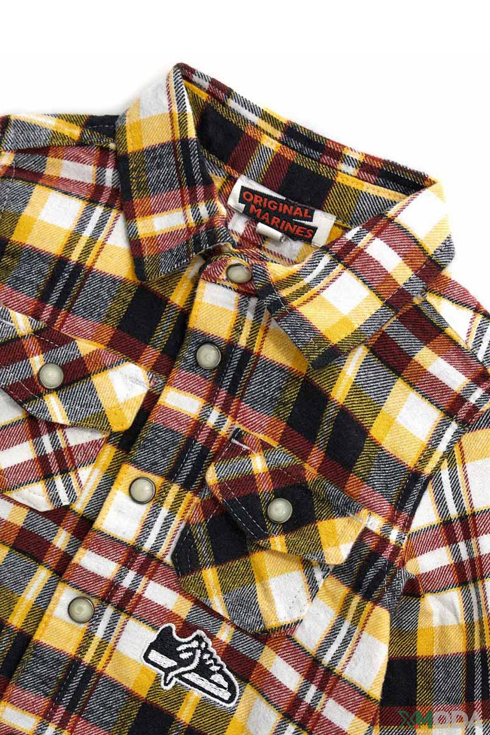 Рубашка Original Marines в клетку мультиколор