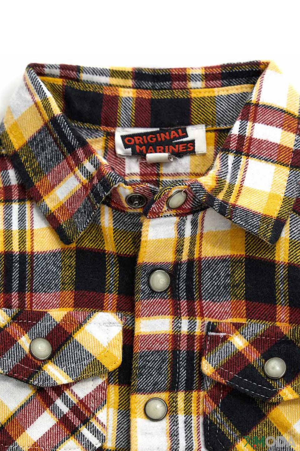 Рубашка Original Marines в клетку мультиколор