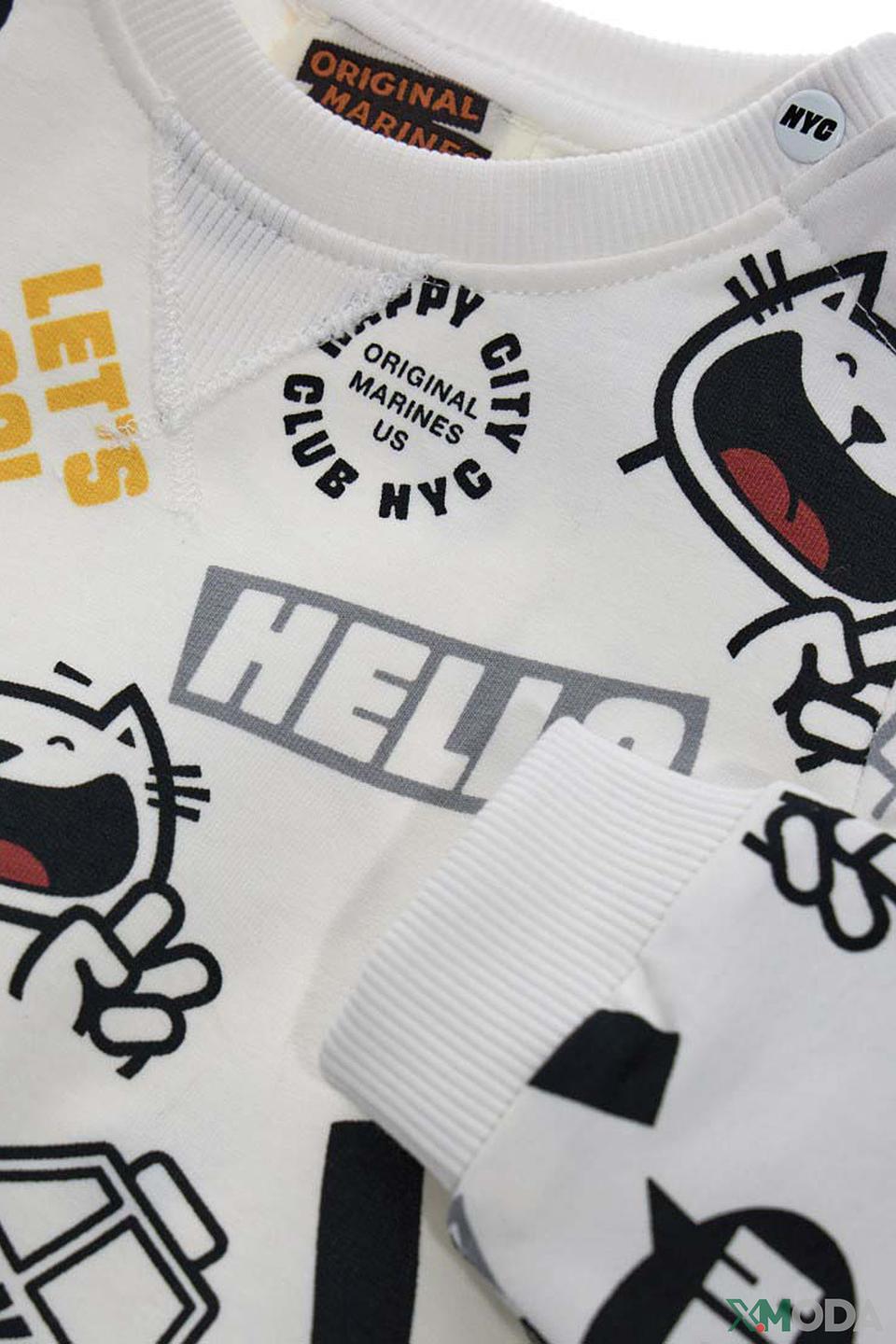 Свитшот Original Marines NYC молочный