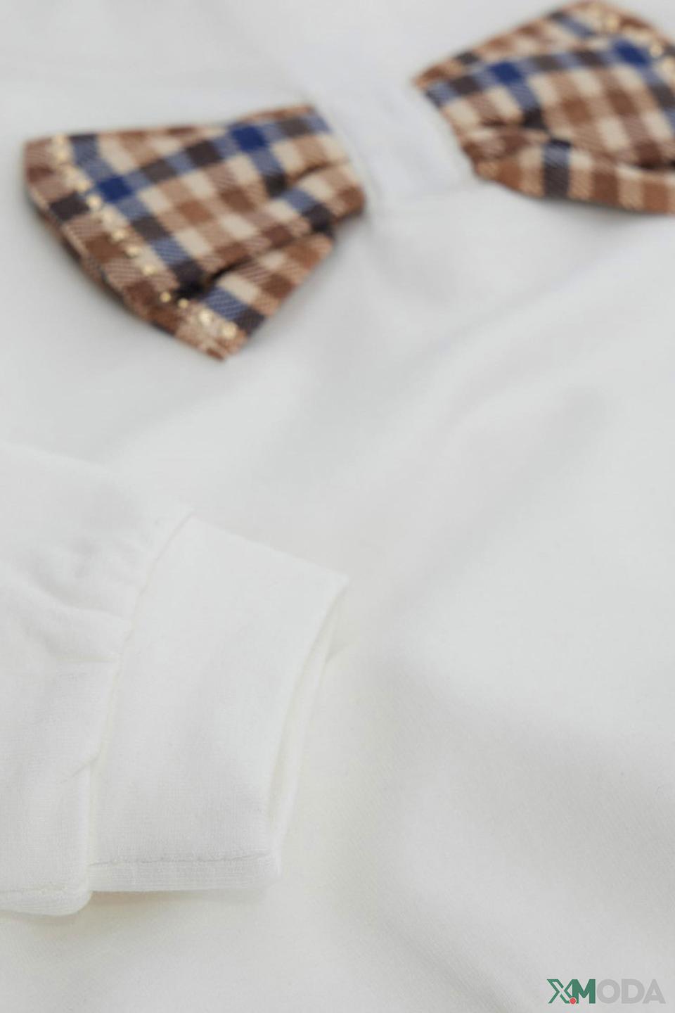 Свитшот Original Marines дев. с бантиком белый