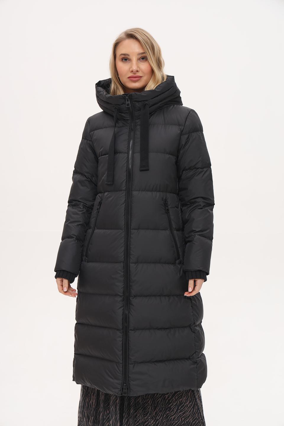 Пальто Marc O Polo чёрное стеганое