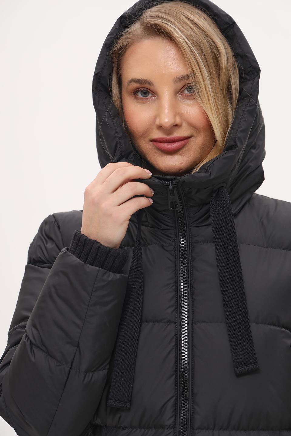 Пальто Marc O Polo чёрное стеганое