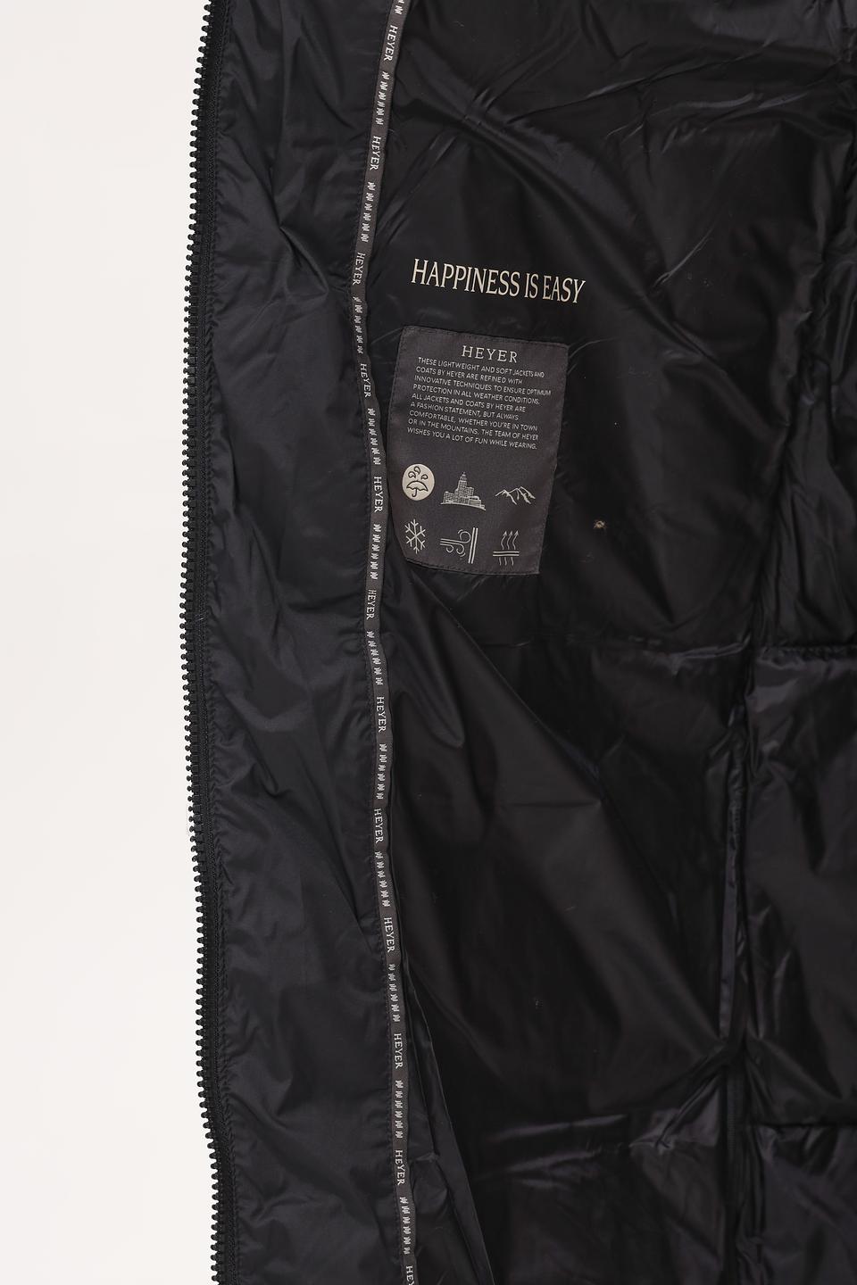 Пальто Heyer чёрное стеганое