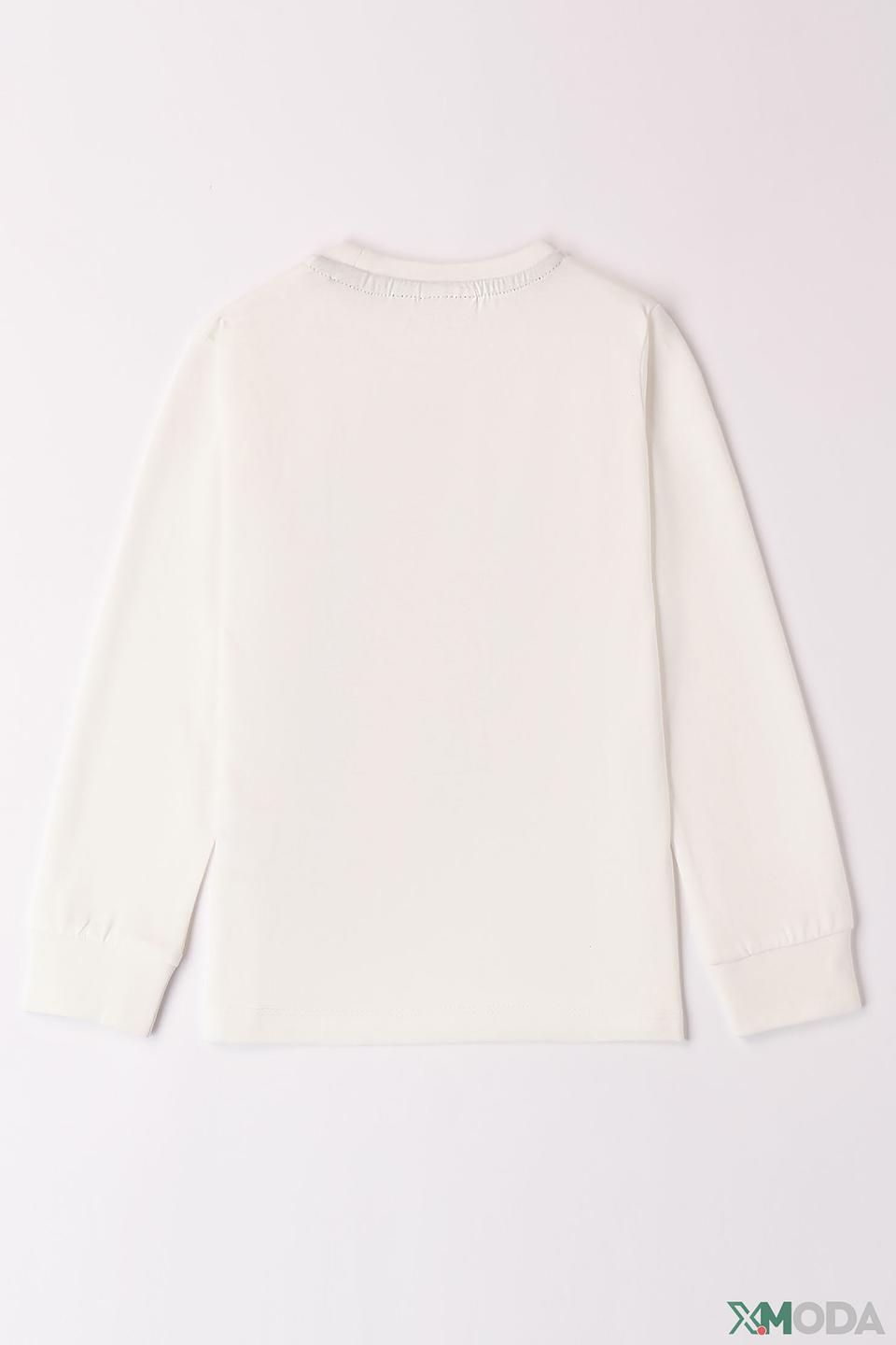 Джемпер Sarabanda с медведем кремовый