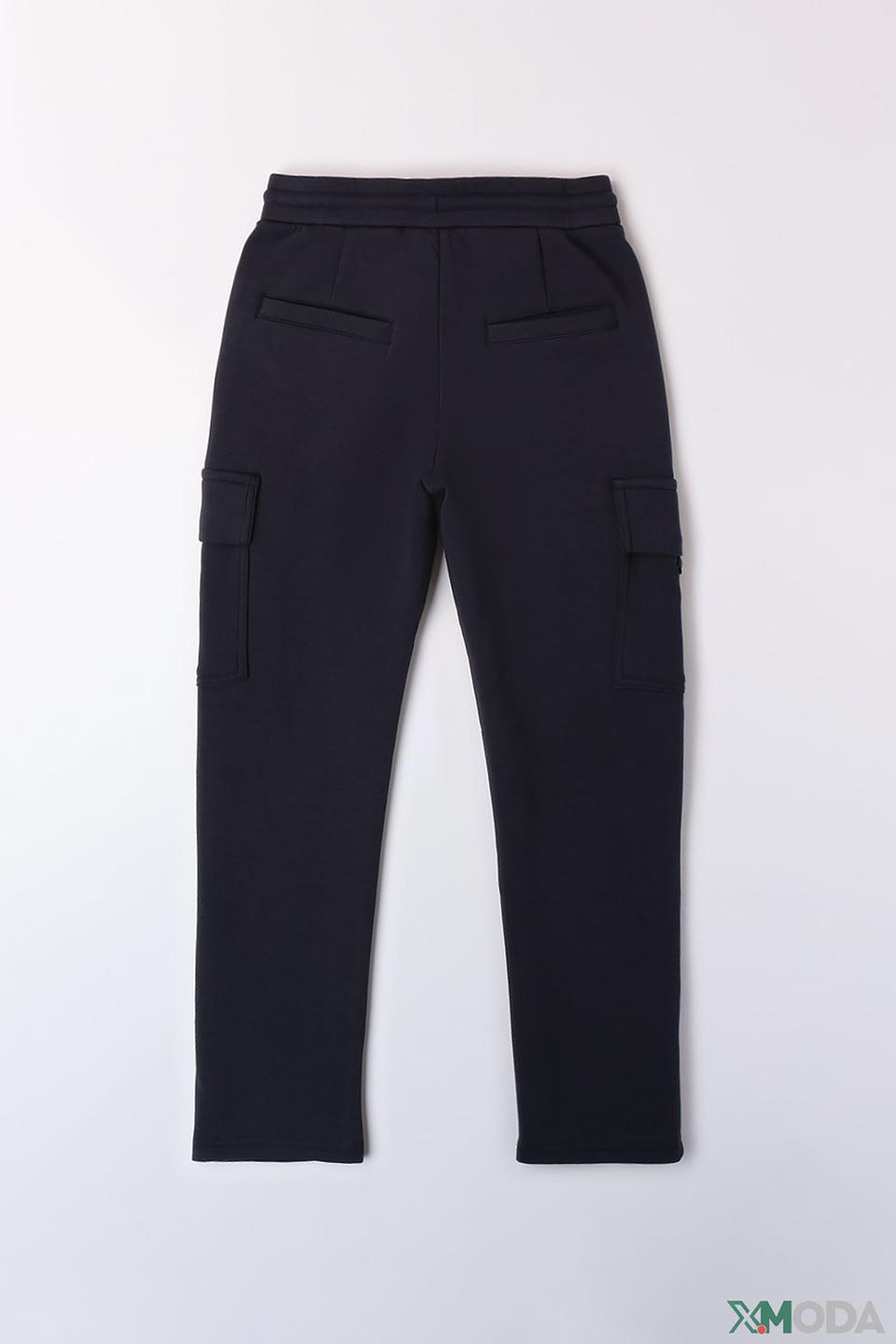Брюки Ido тёмно-синие с карманами
