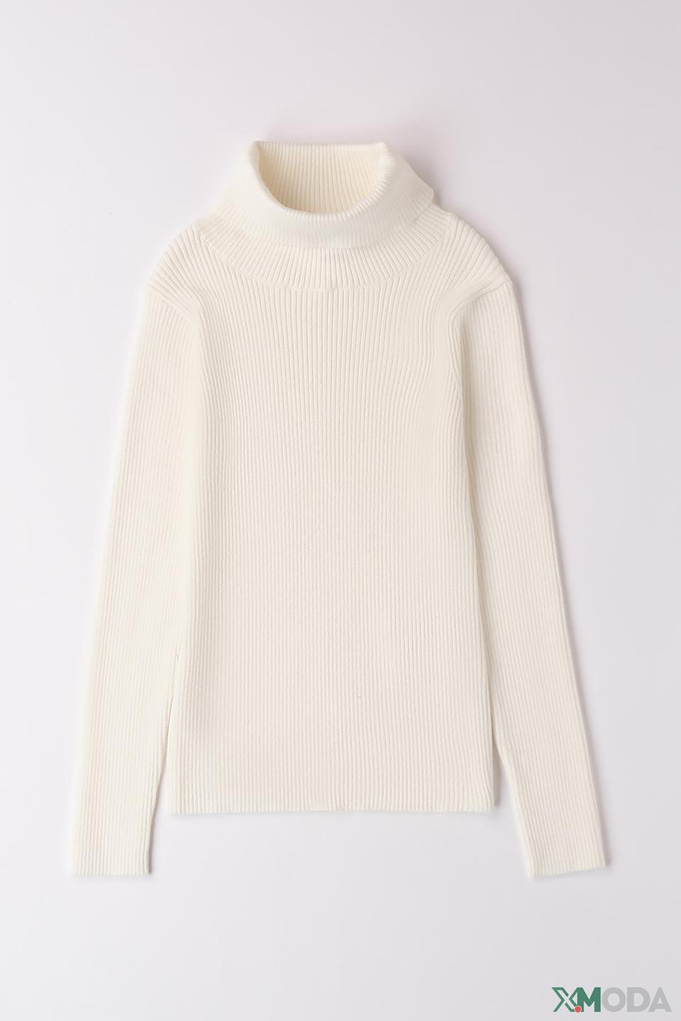 Джемпер Ido дев. с горлом кремовый
