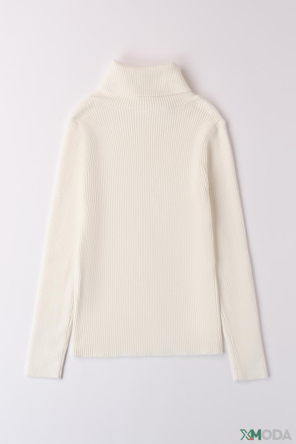 Джемпер Ido дев. с горлом кремовый