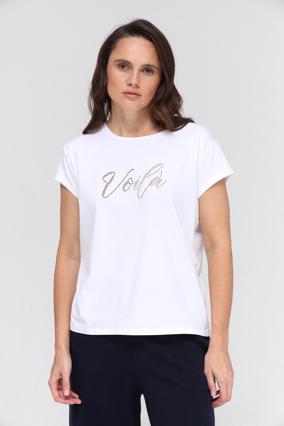 Футболка More and More с логотипом