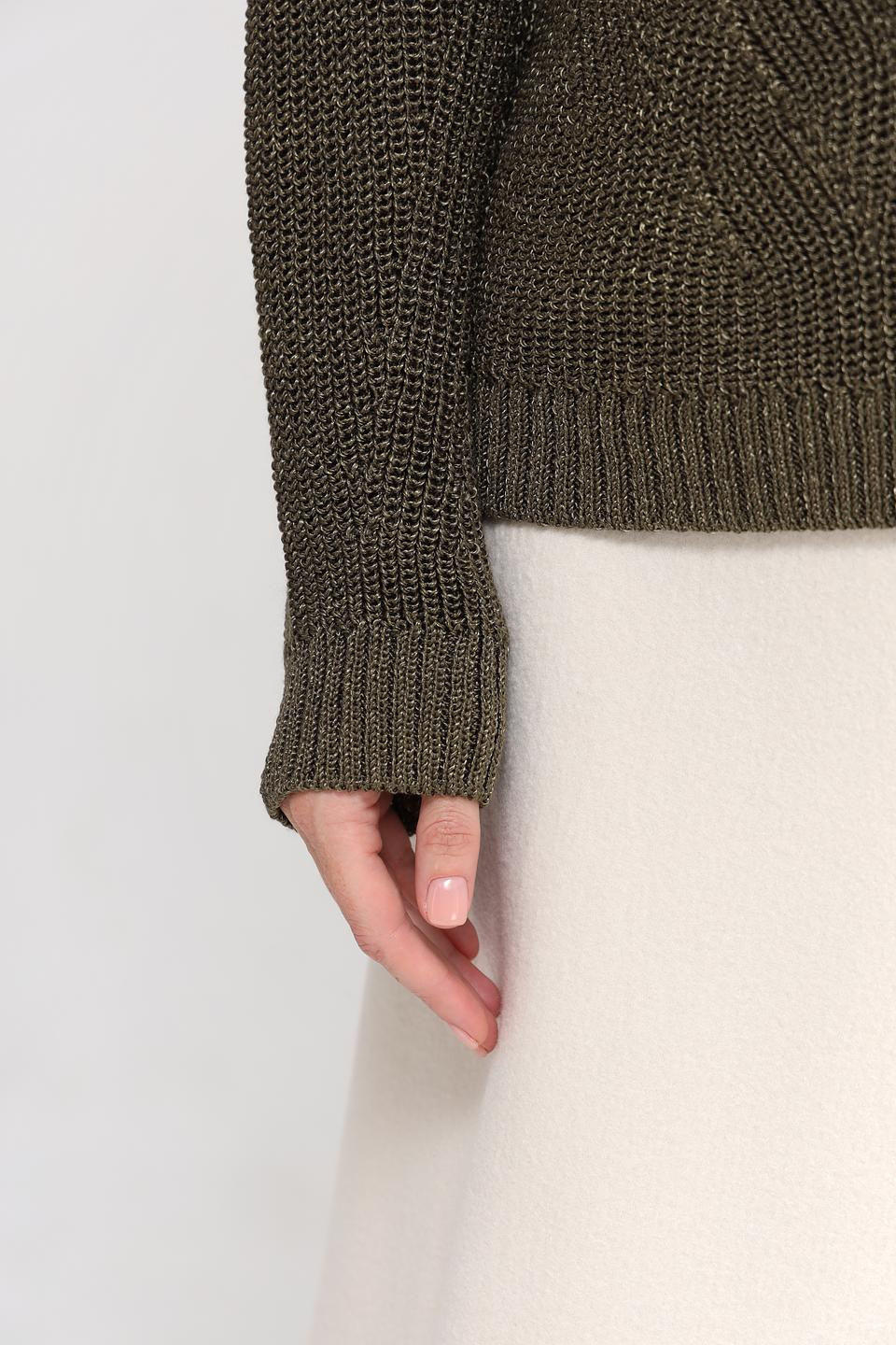 Пуловер More and More оливковый