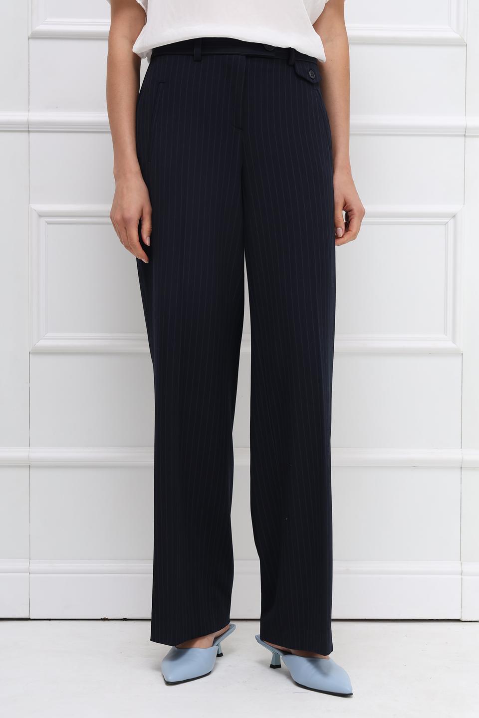 Брюки классические MORE and MORE в полоску