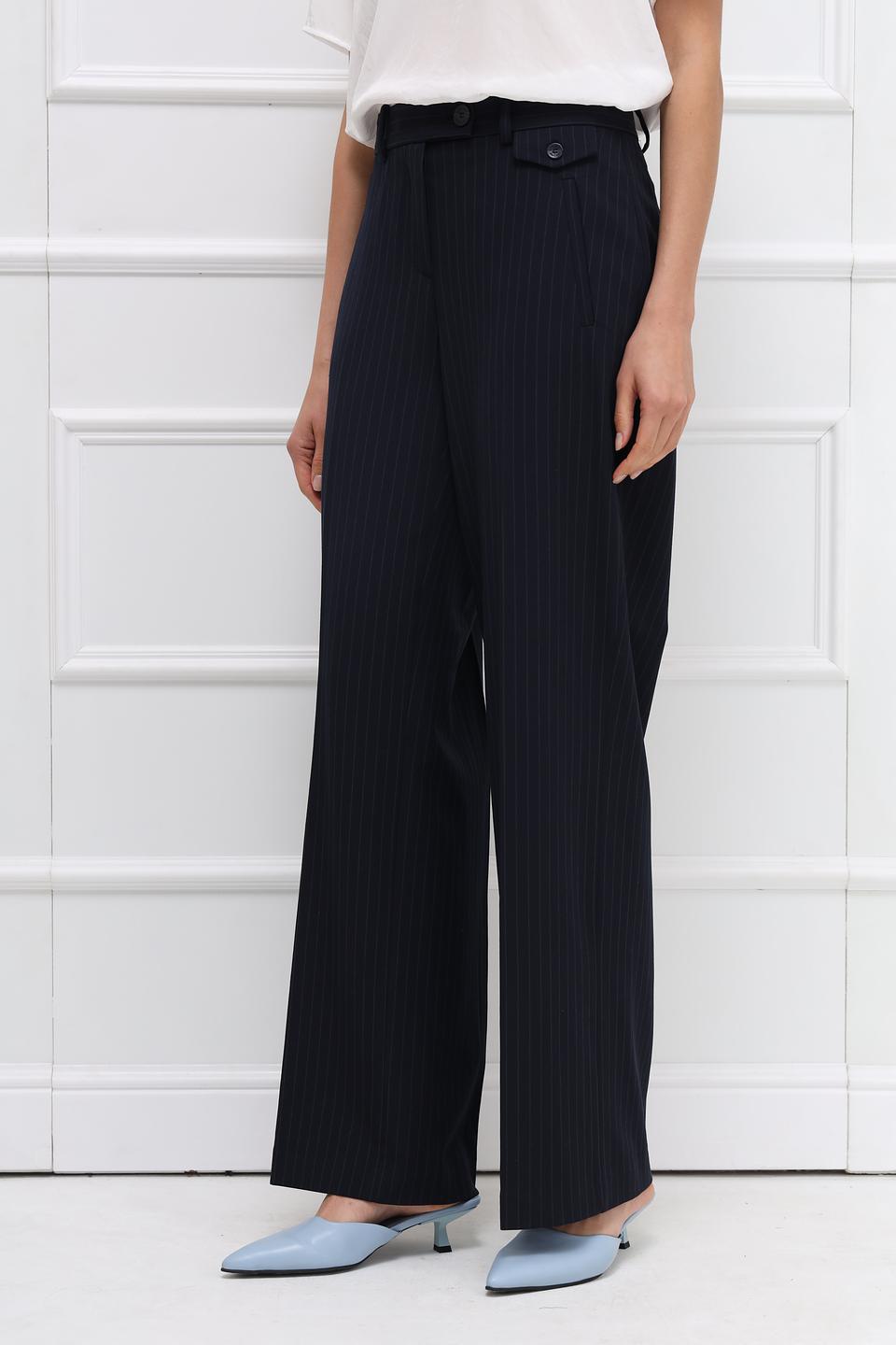 Брюки классические MORE and MORE в полоску