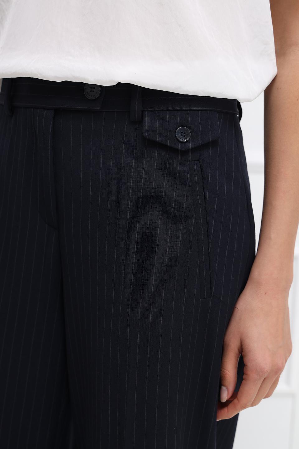 Брюки классические MORE and MORE в полоску