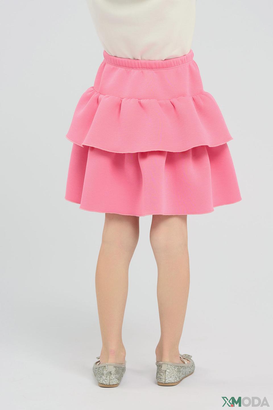 Юбка Choupette дев. двухъярусная розовая