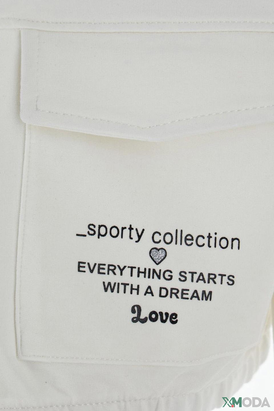 Пуловер Original Marines белый с карманом